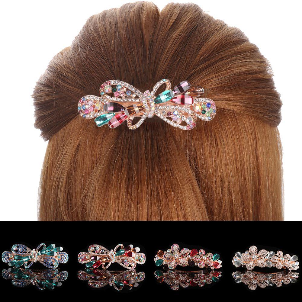 ME Kẹp Tóc Đính Hoa Nhựa Cho Nữ