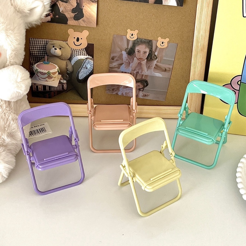 Giá Để Điện Thoại Hình Chiếc Ghế Mini Bằng Nhựa Cute