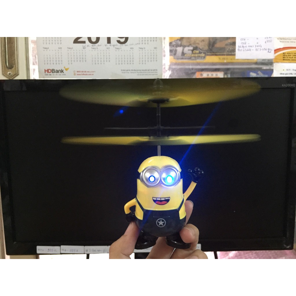 M50 Máy bay cảm ứng hình minion siêu dễ thương