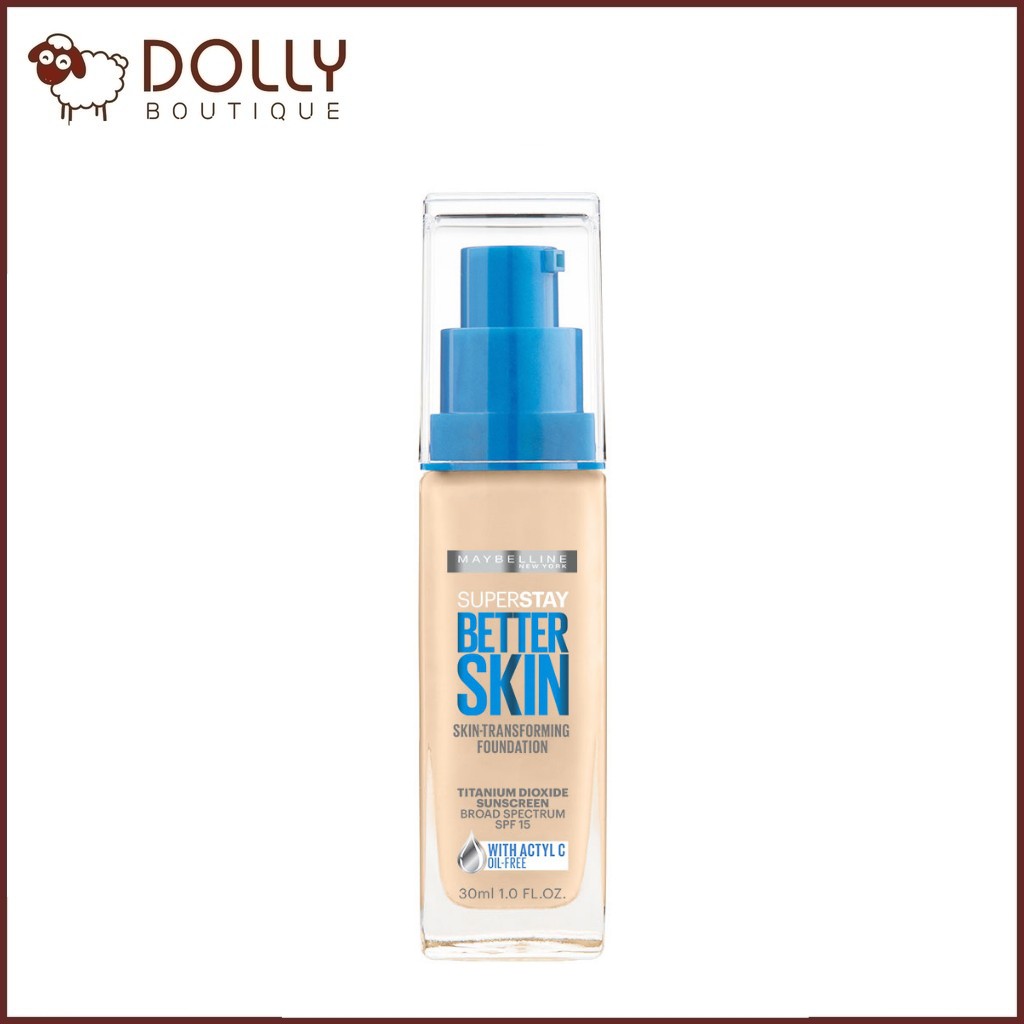 Kem nền Maybelline Superstay Better Skin Foundation , 15 Ivory 30 ml