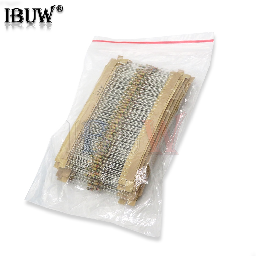 Set 860 Điện Trở 1/4W 5% 1R - 1M Ohm 0.25W 43Vues*20 Cái Chuyên Dụng