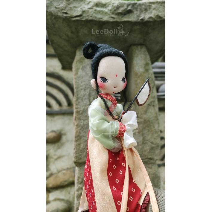 DIY thêu búp bê nhồi bông HANDMADE- KIT nguyên liệu may thủ công búp bê mỹ nhân cổ trang- bách hóa na na