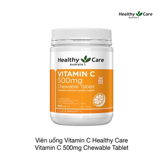 𝐕𝐈𝐄̂𝐍 𝐍𝐆𝐀̣̂𝐌 𝐕𝐈𝐓𝐀𝐌𝐈𝐍 𝐂 𝐇𝐄𝐀𝐋𝐓𝐇𝐘 𝐂𝐀𝐑𝐄 𝐔́𝐂 500 viên - viên ngậm vitamin c úc tăng sức đề kháng