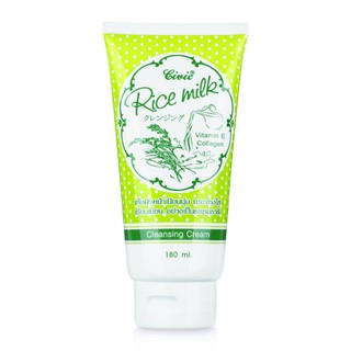 Sữa Rửa Mặt Gạo Rice Milk Civic Vitamin E Collagen Thái 180ml