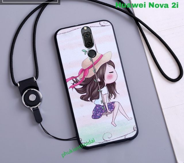 Huawei Nova 2i Ốp dẻo In 3D hình dễ thương cao cấp ( siêu đẹp )