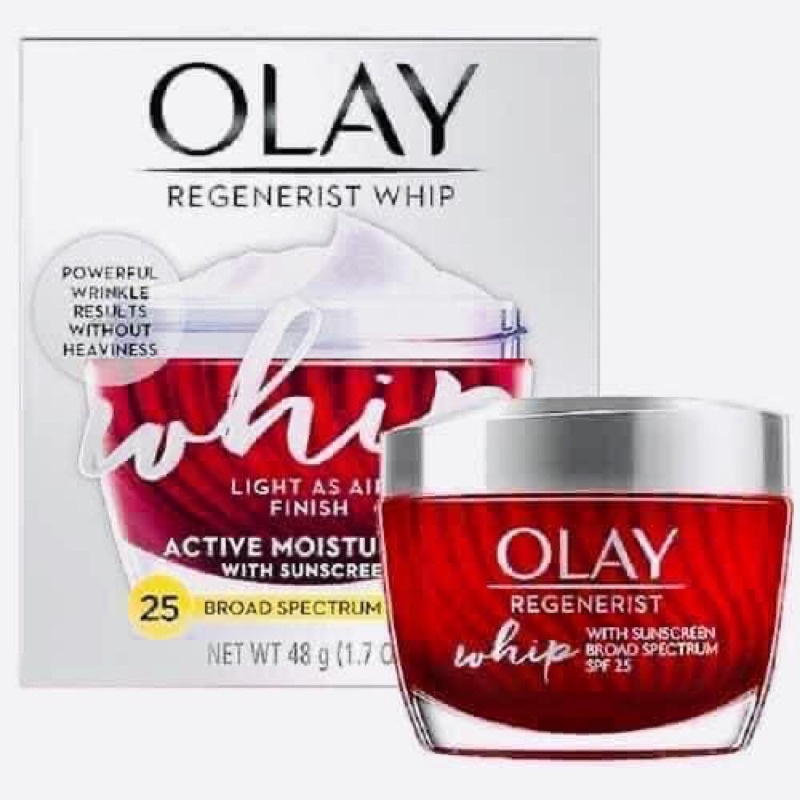 Kem Olay Mỹ Olay Whip dưỡng da Hết Nám,Kem tàng nhang,ngăn ngừa lão hóa da Olay Regenerist Whip 48g