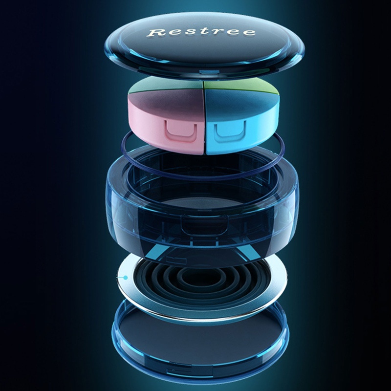 Hộp Đựng Thuốc 4 Ngăn Có Thể Gấp Gọn Tiện Dụng