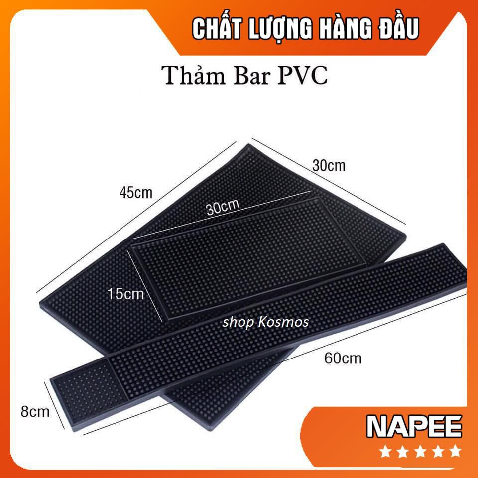 THẢM BAR pha chế cao su - dụng cụ quan trọng tại quầy bar chuyên nghiệp, chống trơn trượt,chống tràn nước tiện lợi