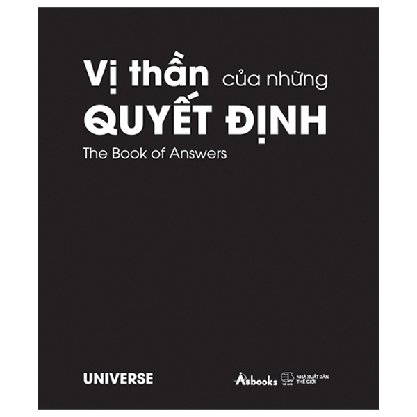 Sách - Vị Thần Của Những Quyết Định - The Book Of Answers - Bản Bìa Đen - AZVietNam
