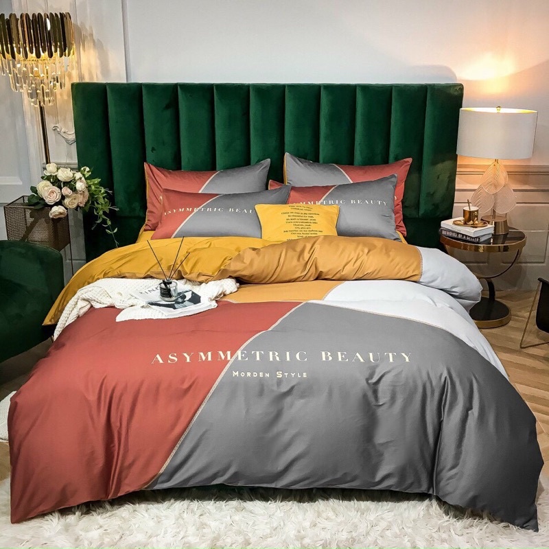 Set Chăn Ga Gối Cotton Hoạt Tính (set 4 món)