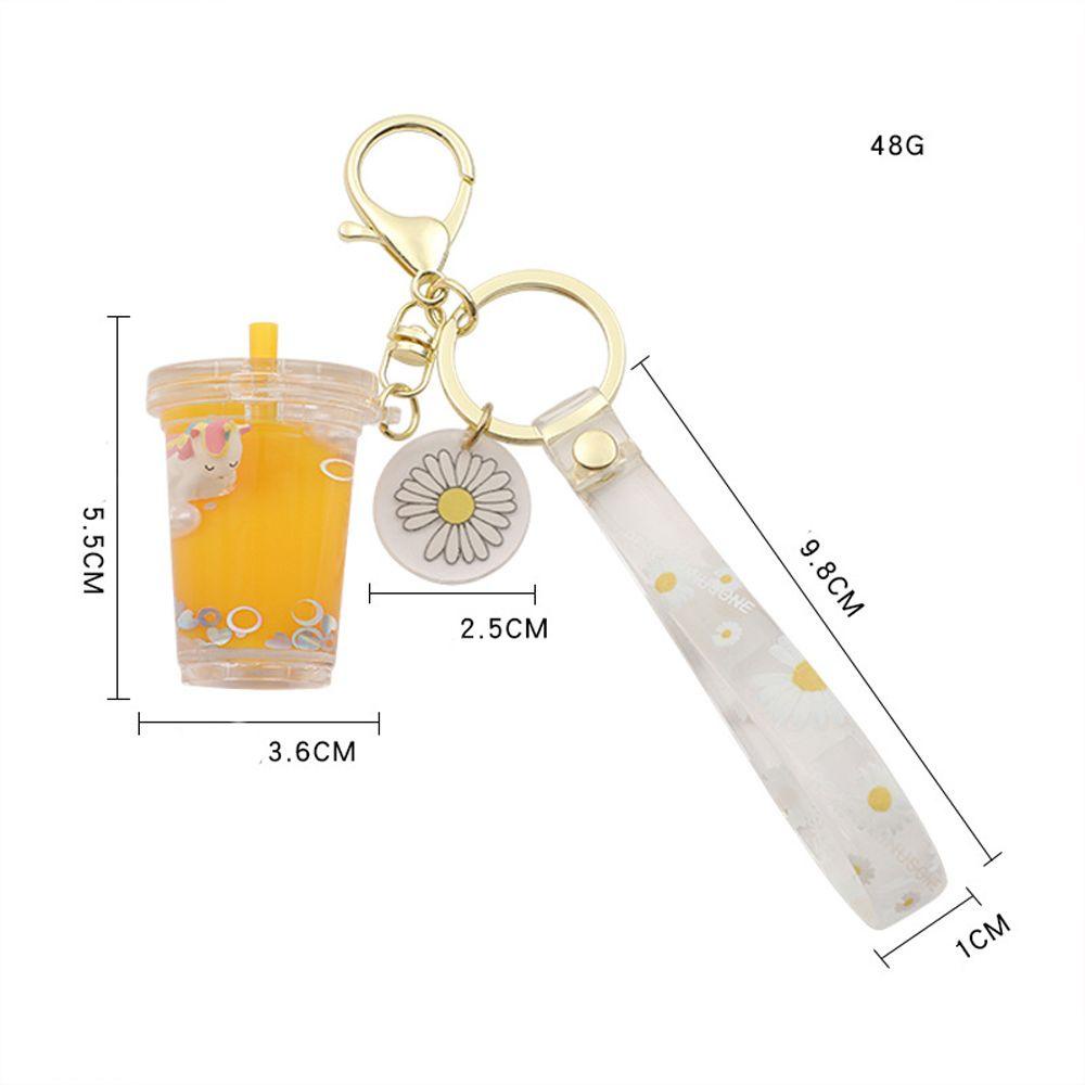 LANFY Móc Khóa Hình Kỳ Lân Phối Kim Tuyến Lấp Lánh Dễ Thương