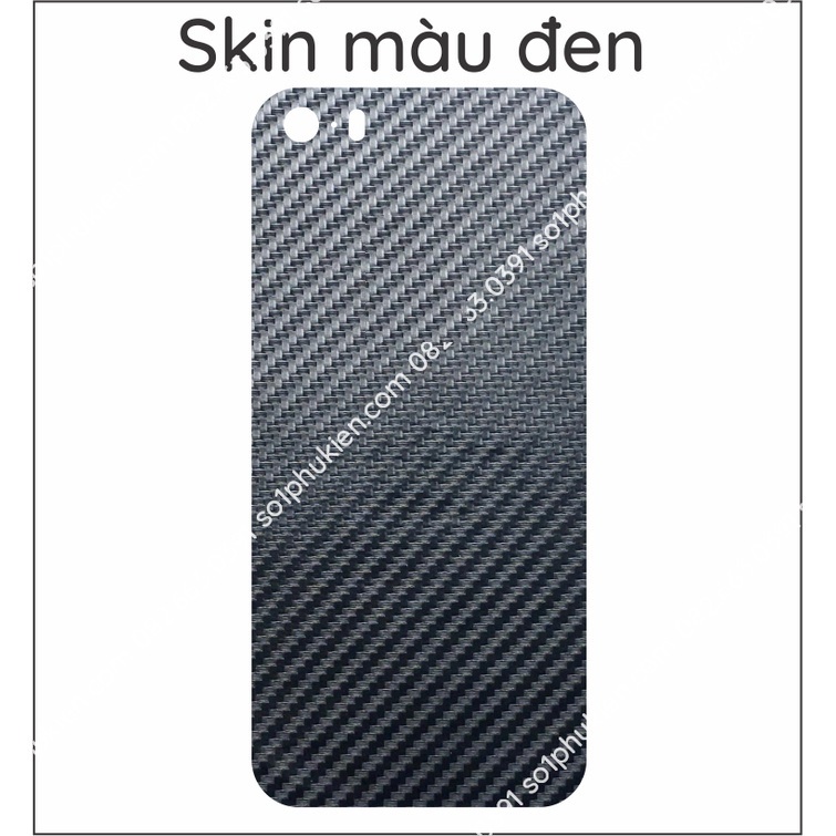 Miếng dán mặt lưng skin carbon iPhone 5 / 5s / 5c