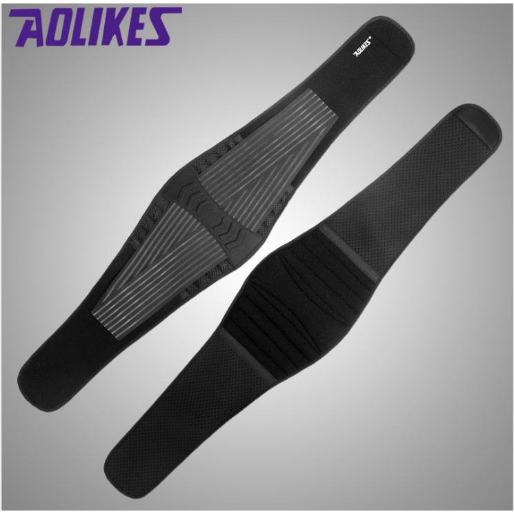 Đai Lưng Có Lò Xo Aolikes A-7998 | Đai Lưng Có Lò Xo Hỗ Trợ Tập Gym Chính Hãng Cao Cấp