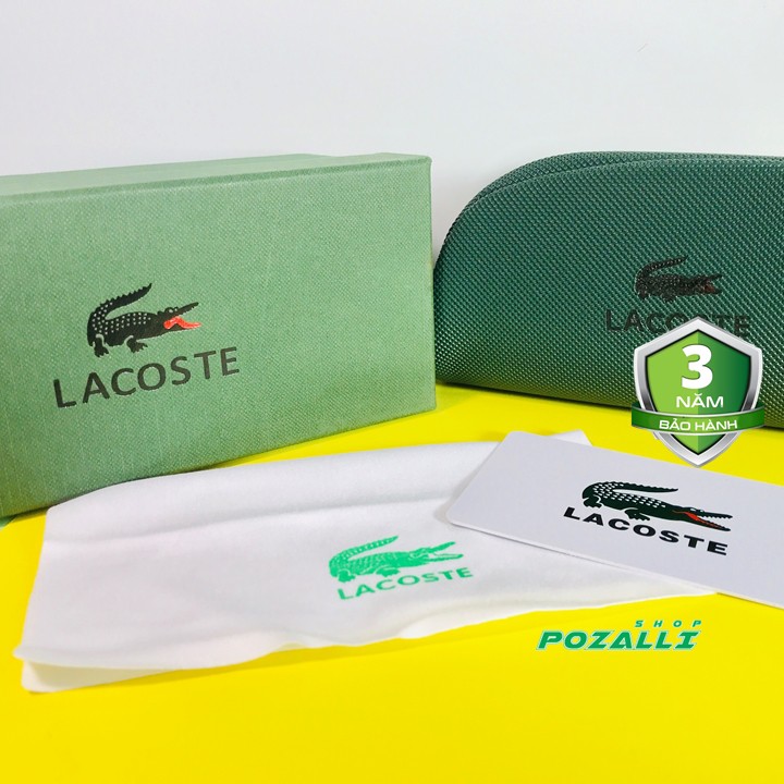 Hộp kính mắt hãng Fullbox LACOSTE