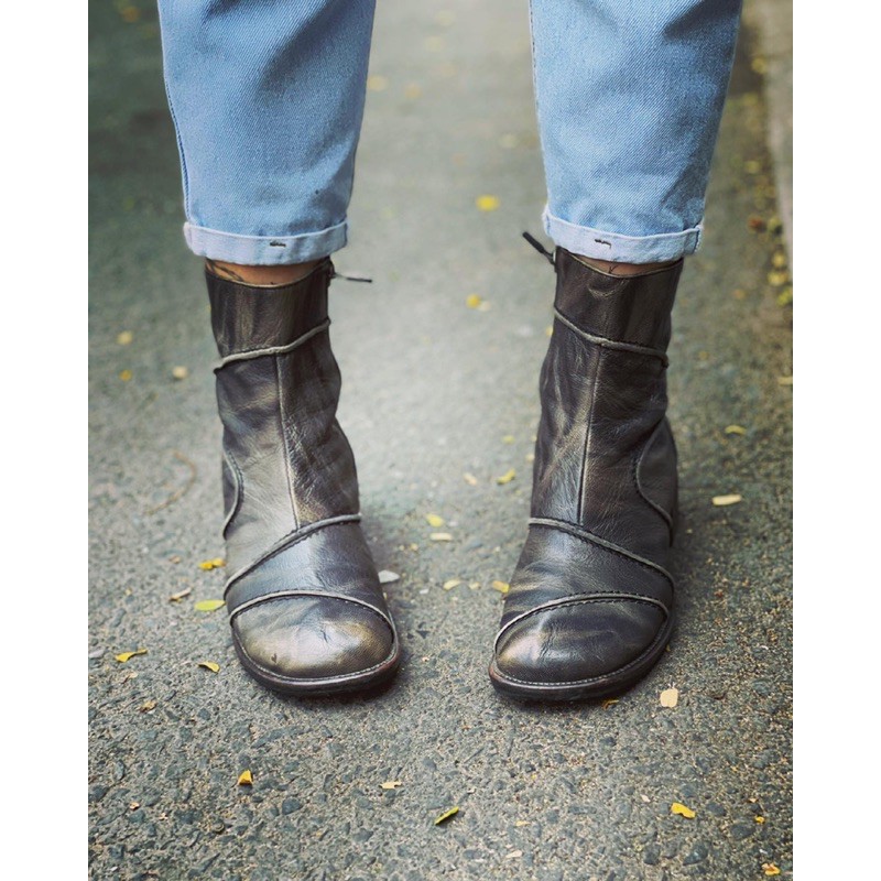 Bốt boho size 36-37 da thật