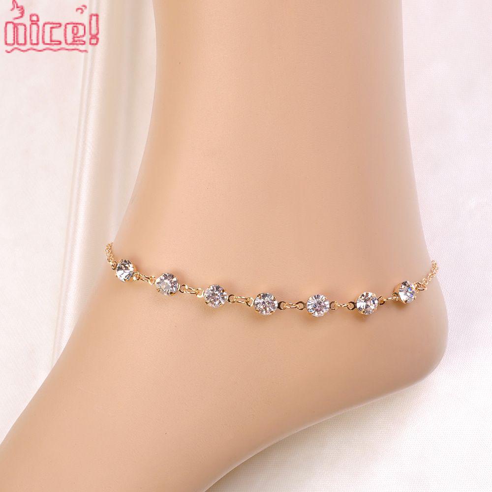 Lắc Chân Thời Trang Cho Nữ|Trang Sức Sinh Nhật|Chân Trần