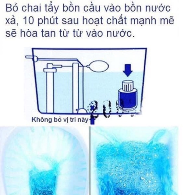 Thả bồn cầu HQ