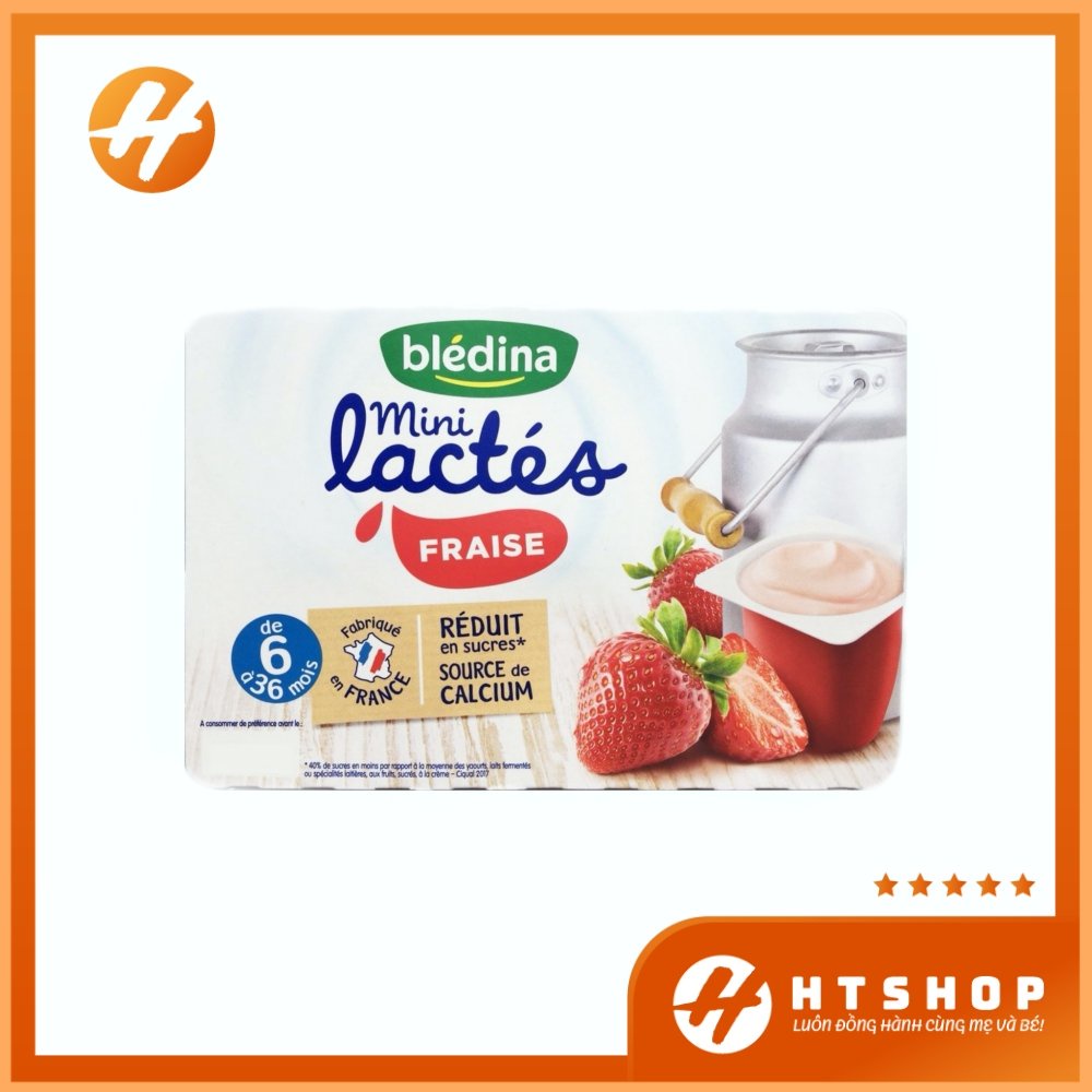 Sữa Chua Nguội Bledina Thơm Ngon Thuần Khiết Và Dinh Dưỡng Cho Bé Từ 6 Tháng Tuổi Vỉ 6 Hộp x 55Gram