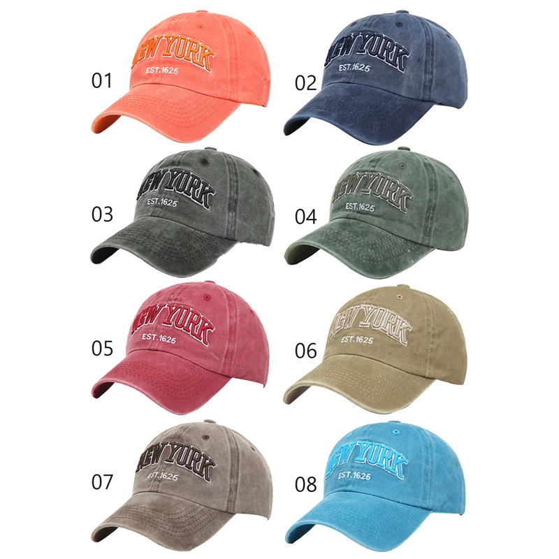 Mũ Lưỡi Trai Phong Cách Vintage New York Est 1625