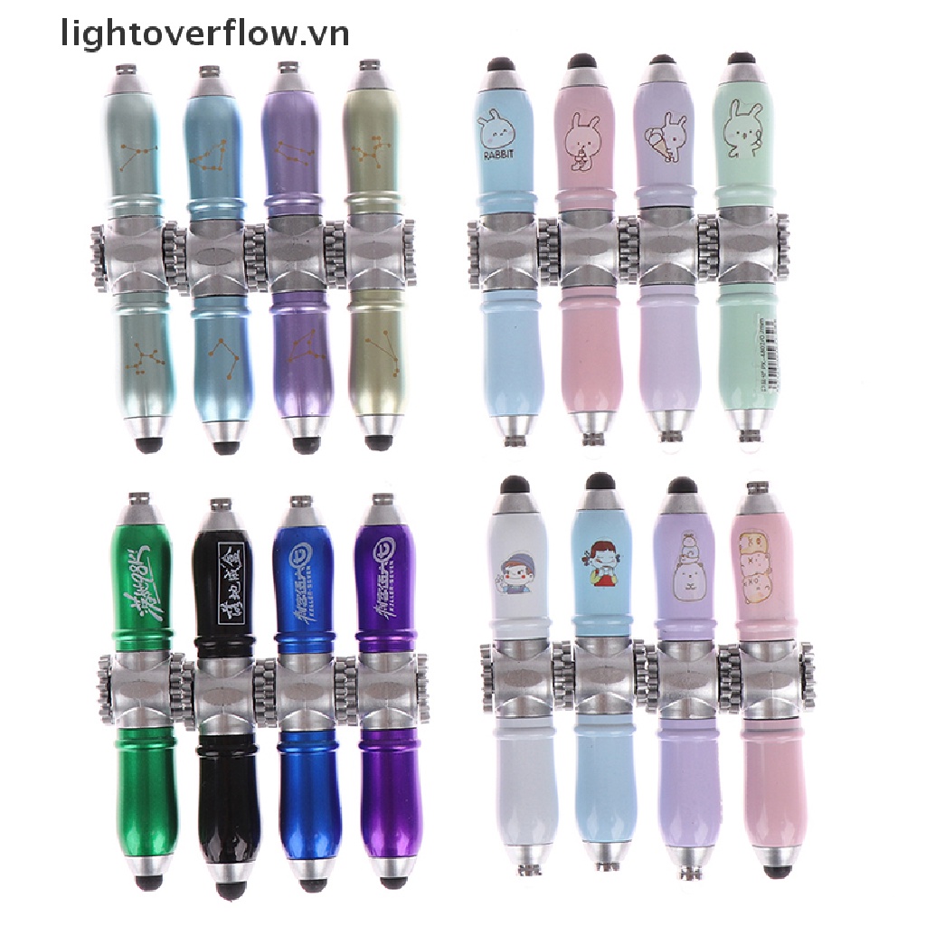 Bút Bi Xoay Có Đèn LED Phát Sáng Độc Đáo