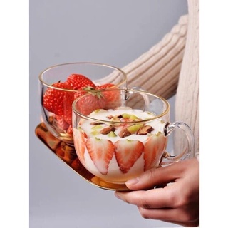 Set 2 CỐC THUỶ TINH MÀU HỔ PHÁCH (2 cốc)