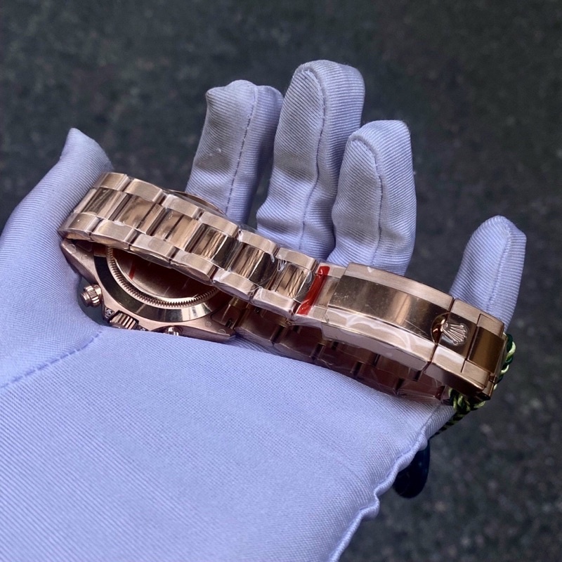 Đồng Hồ Nam Rolex Daytona Rainbow Đá Cz 7 Màu Cực Nét 40mm Đồng Hồ Nam Hàng Cao Cấp