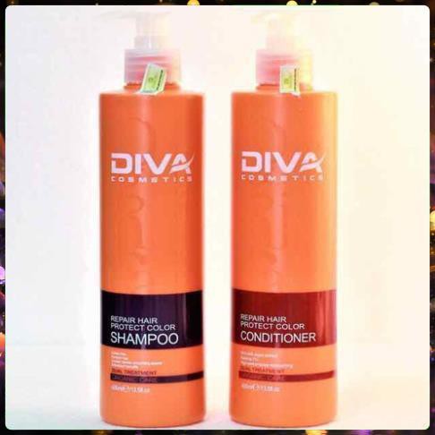 CẶP DẦU GỘI DIVA CAM PHỤC HỒI VÀ GIỮ MÀU ORGANIC