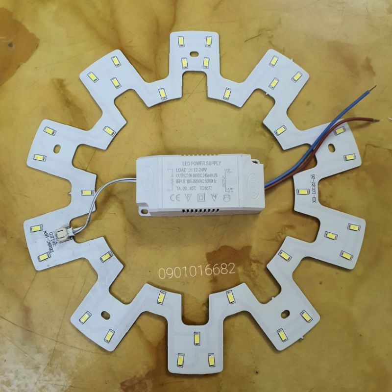 Đèn led vòng dùng cho đèn hào quang, đèn âm trần, đèn trang trí... 24W, 18W, 12W ánh sáng trắng, siêu sáng, siêu bền.
