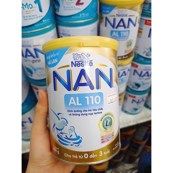 Sữa Nan Al 110 cho trẻ tiêu chảy và không dung nạp lactose