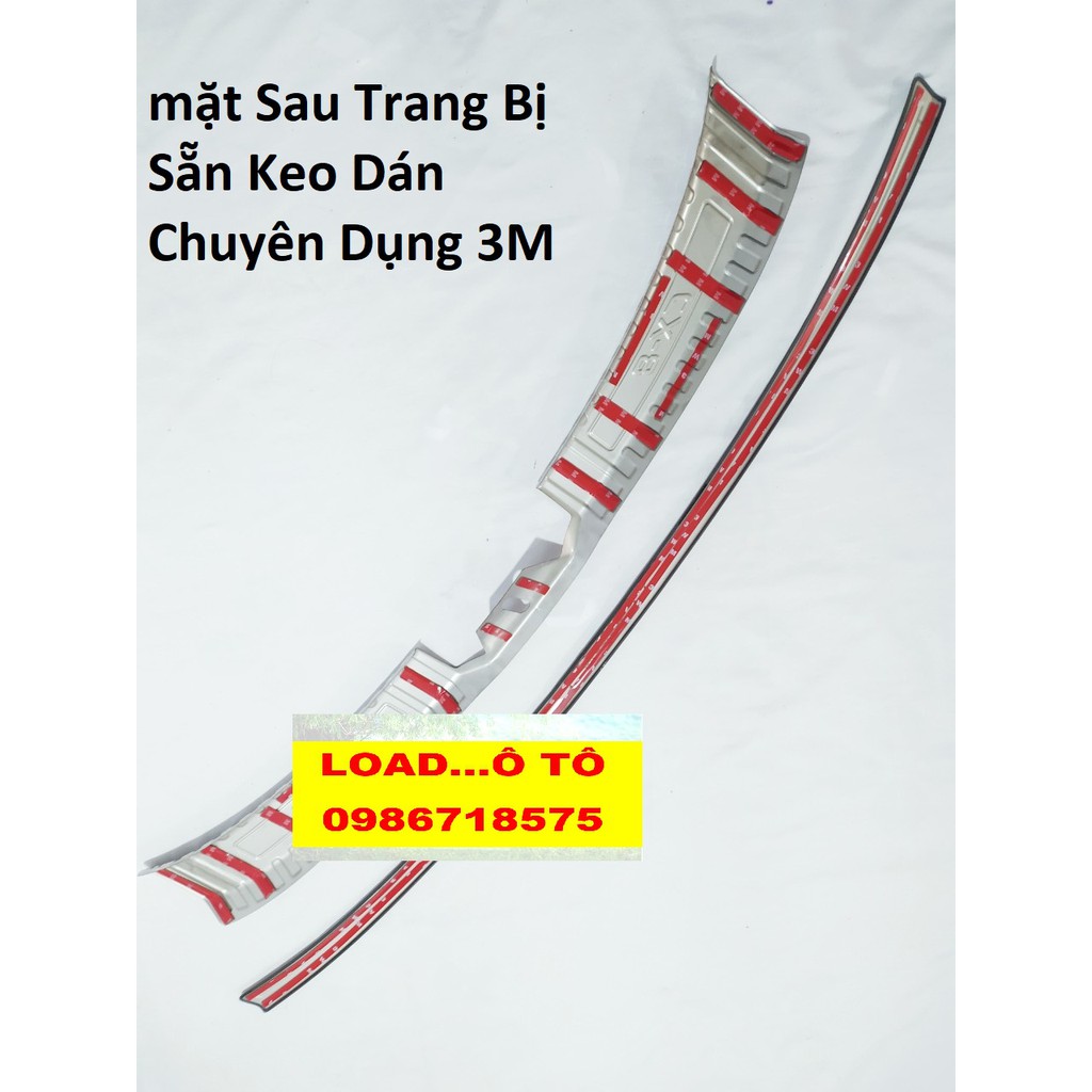 Chống Cốp Trong Và Ngoài Mazda CX8 2022-2019 Chất Liệu Inox Cao Cấp