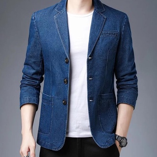 LEVIS Áo Blazer Nam. Áo Khoác Blazer Chất Liệu denim Thời Trang BA7TO9784