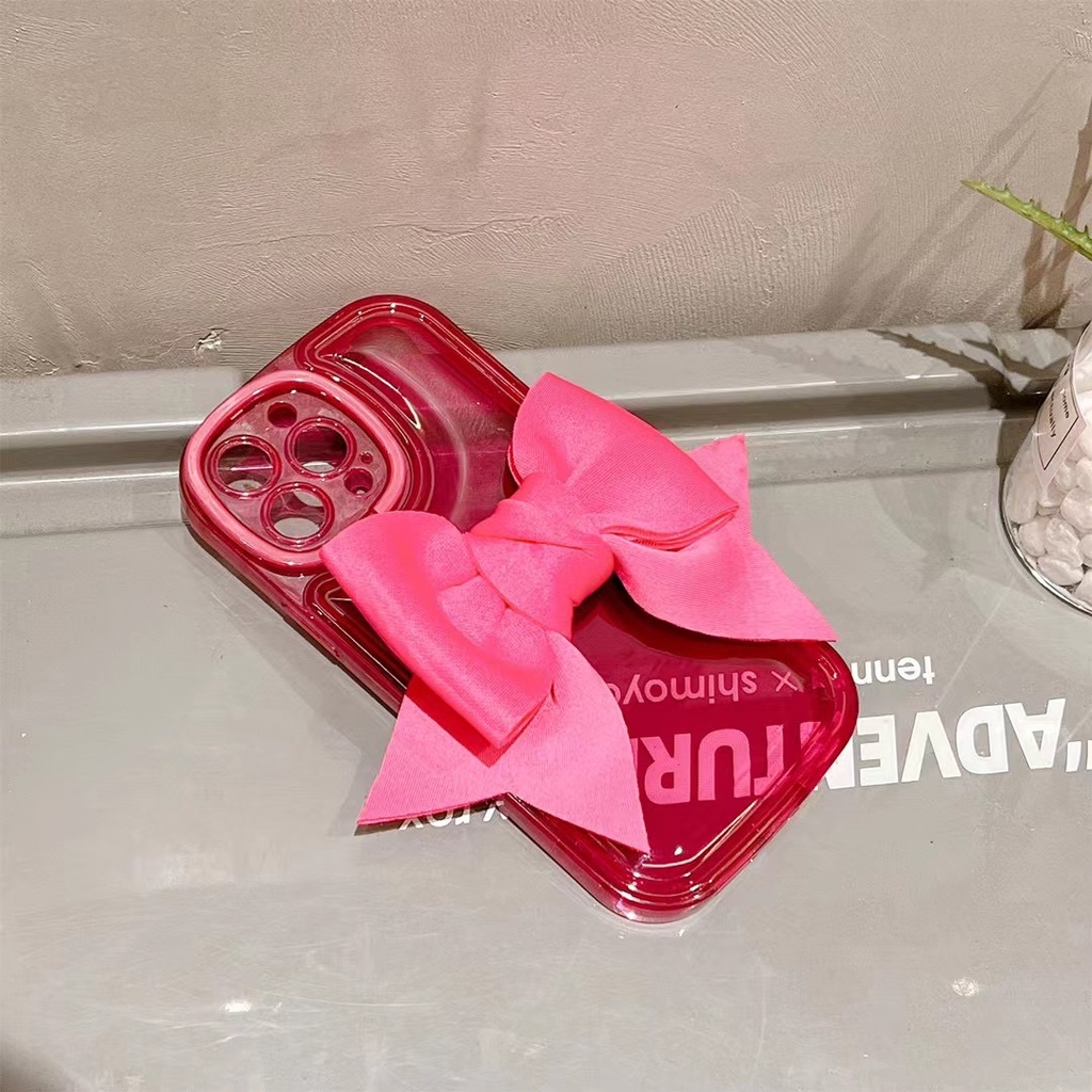 Ốp Điện Thoại Họa Tiết Hoa Hồng + Nơ Kèm Giá Đỡ Cho iPhone X XS XR XS max 13Proax 11 11 pro 11 pro max 12 12 12 pro 12 pro max