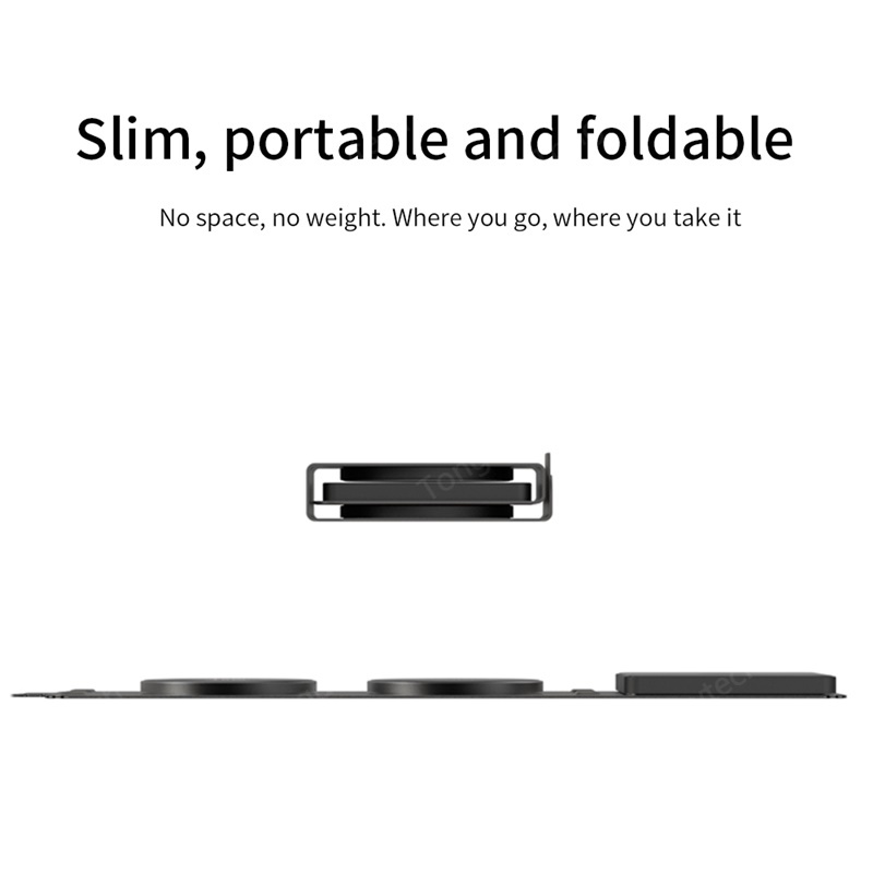 Đế Sạc Nhanh Không Dây 3 Trong 1 Hít Nam Châm Cho Apple Watch Airpods 15W Iphone 11 12 13 Pro Max