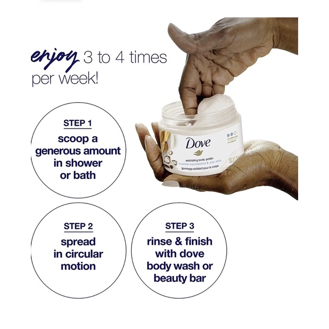 Tẩy tế bào chết Dove Exfoliating Body Polish 298gr | BigBuy360 - bigbuy360.vn