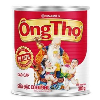 Lon Sữa đặc có đường Ông Thọ 380g: hsd: 1 năm kể từ ngày sản xuất