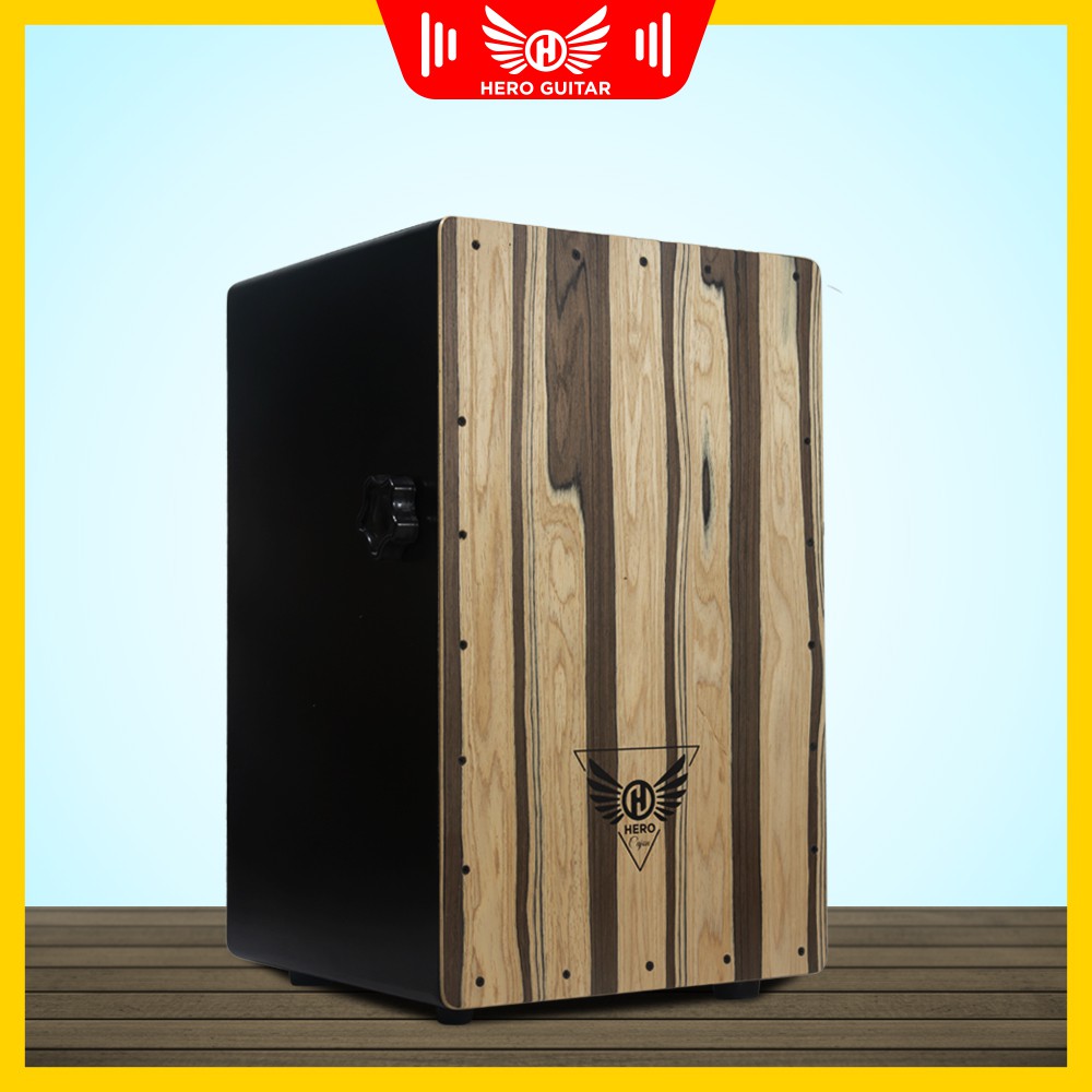 Trống cajon loại tốt (có tay vặn điều chỉnh âm thanh) sale sốc- Hero guitar Đà Nẵng