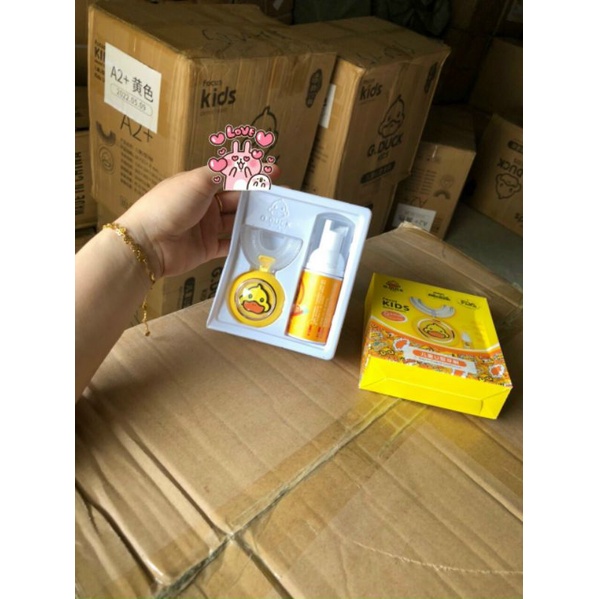 Bàn Chải Chữ U G.Duck Cho Bé, Bàn Chải Vịt Vàng Cao Cấp Cho Bé