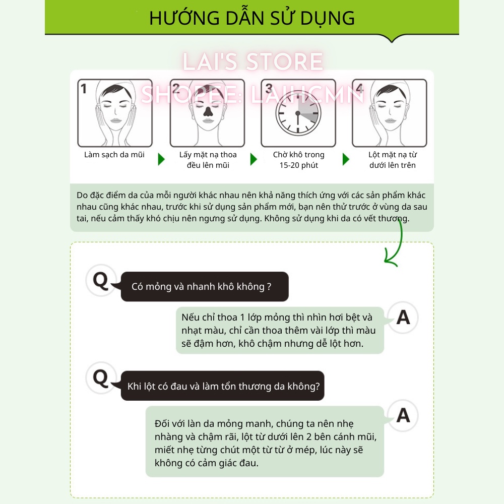 Mặt Nạ Lột Mụn Mũi Than Tre Hoạt Tính Bioaqua  Sạch Sâu, Loại Bỏ Mụn Đầu Đen, Dưỡng Ẩm, Se Khít Lỗ Chân Lông