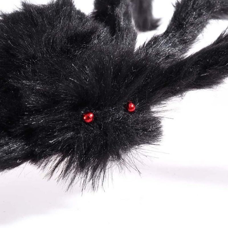Nhện lông khổng lồ, mạng nhện...trang trí Halloween