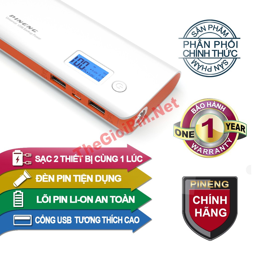 Sạc dự phòng Pineng - PN-968