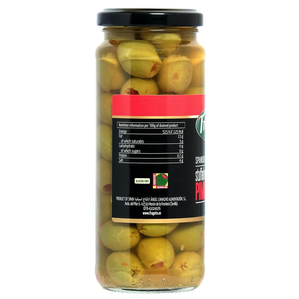 Trái Oliu Xanh Nhồi Ớt Fragata 283g - Stuffed With Minced Pimiento Spanish Olives Fragata