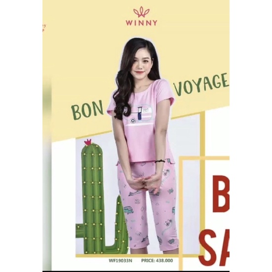 Bộ winny tay cộc quần lửng 19033 giá 438.000đ