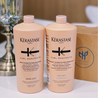 Set dầu gội xả cao cấp Kerastase Curl Manifesto 1000ml