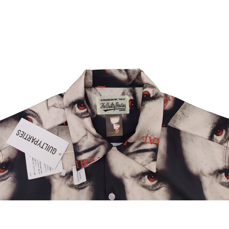 Áo Sơ Mi Unisex Tay Dài In Hình Phim WACKO MARIA Plus Size