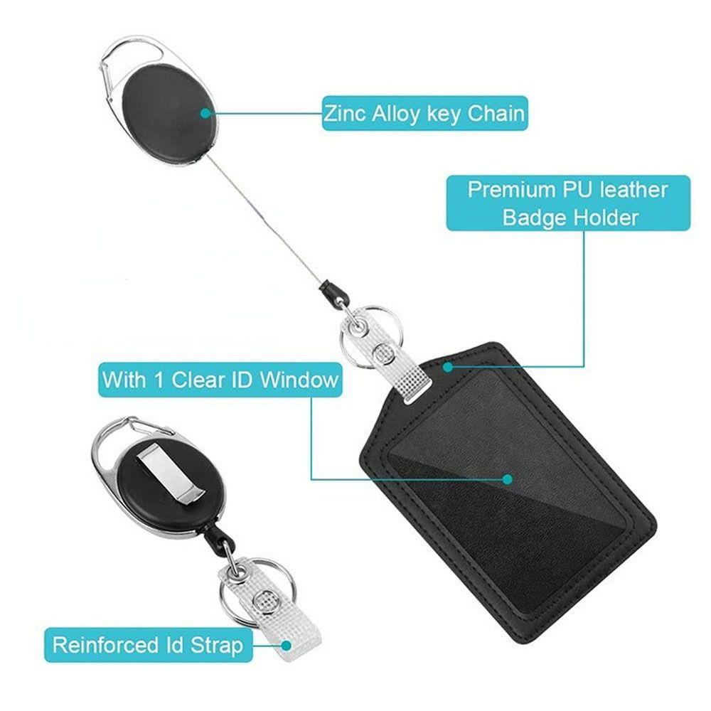 Móc Khóa Có Thể Thu Gọn Dùng Để Treo Thẻ ID / Huy Hiệu Giá Đỡ