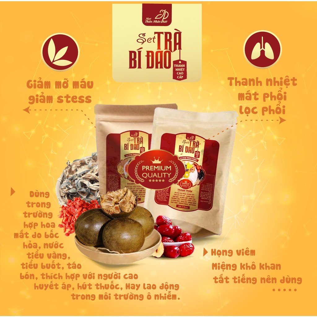 SET TRÀ SÂM BÍ ĐAO HẠT CHIA