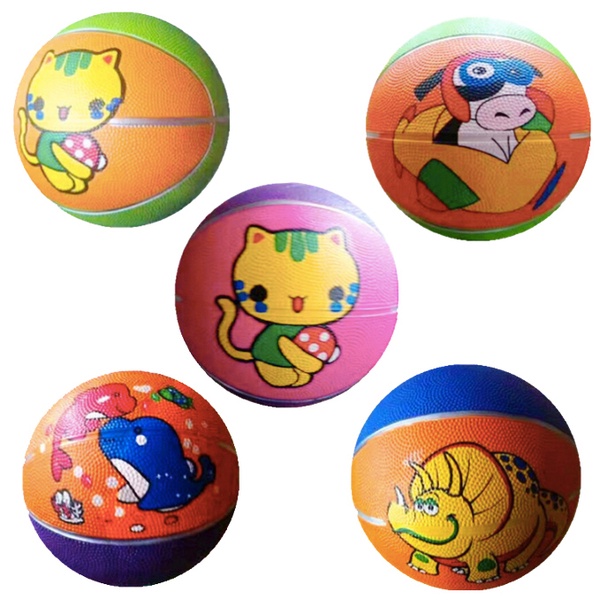 Bóng rổ trẻ em pu size 3 màu ngẫu nhiên kèm kim bơm Sportslink