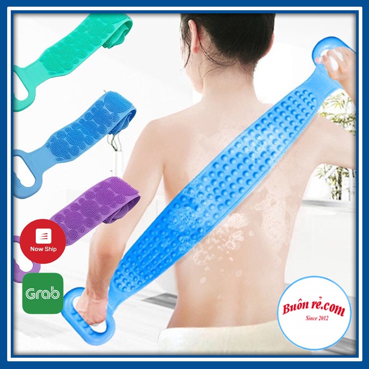 [Mã LIFEHLSALE2 giảm 10% đơn 0Đ] Dây Đai Chà Lưng 2 Mặt Đa Năng bằng silicone kỳ cọ massage tẩy da chết khi tắm 00267