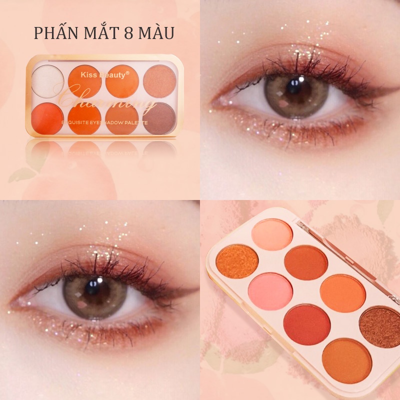 Thích hợp cho người mới bắt đầu Bộ 3 mỹ phẩm KISS BEAUTY -Tặng kèm bao bì hộp quà-(KB-YY15+KB-XS01+JMJ0001)