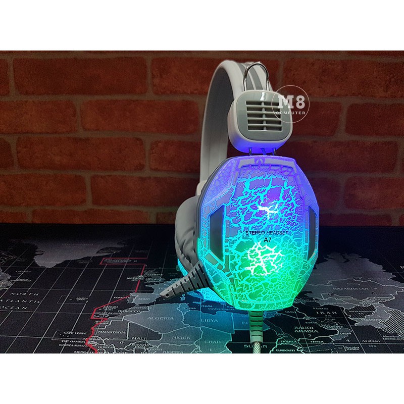 Tai nghe chuyên game Qinlian A7 led chất lượng cao giá rẻ